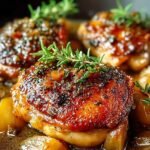 Apple Cider Braised Chicken
