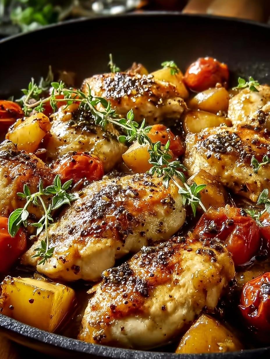 Autumn Harvest Chicken Skillet: 10 Cozy Fall Ingredients - Autumn Harvest Chicken Skillet - main visual representation