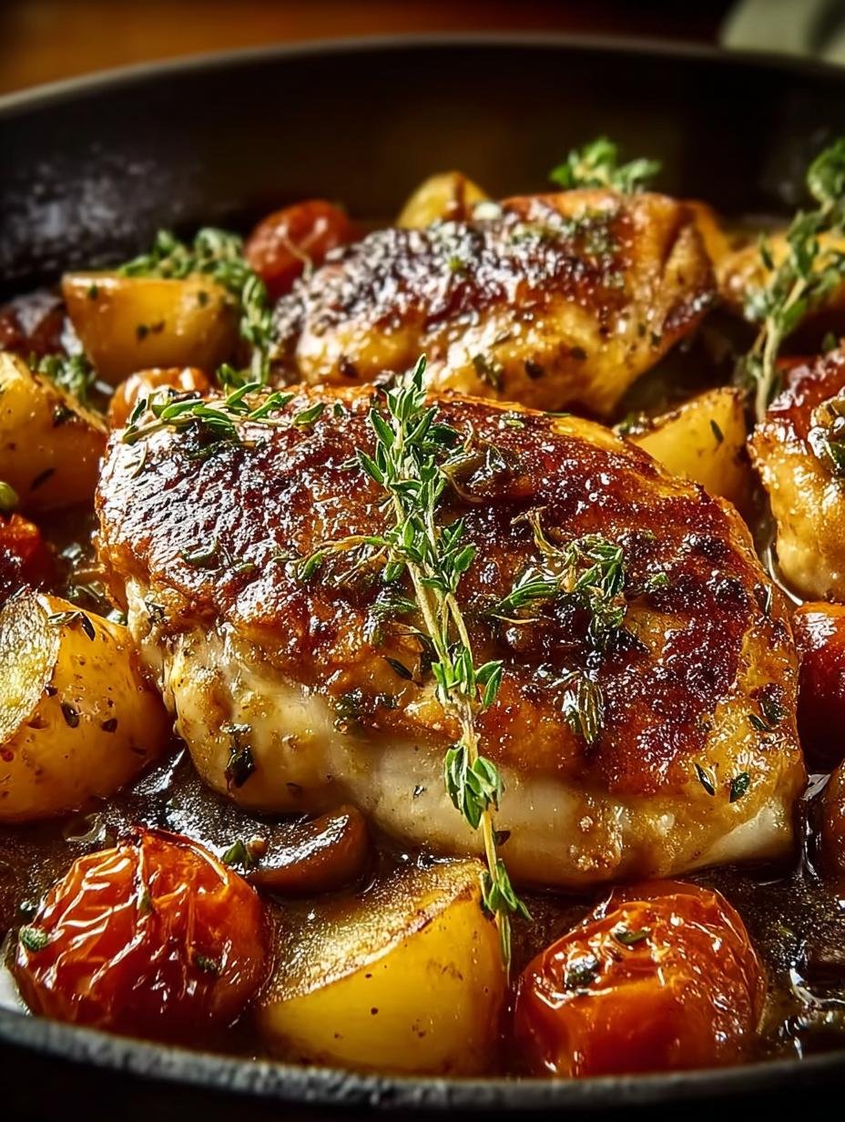 Autumn Harvest Chicken Skillet: 10 Cozy Fall Ingredients - Autumn Harvest Chicken Skillet - additional detail