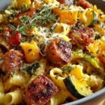 Autumn Sausage Pasta Squash