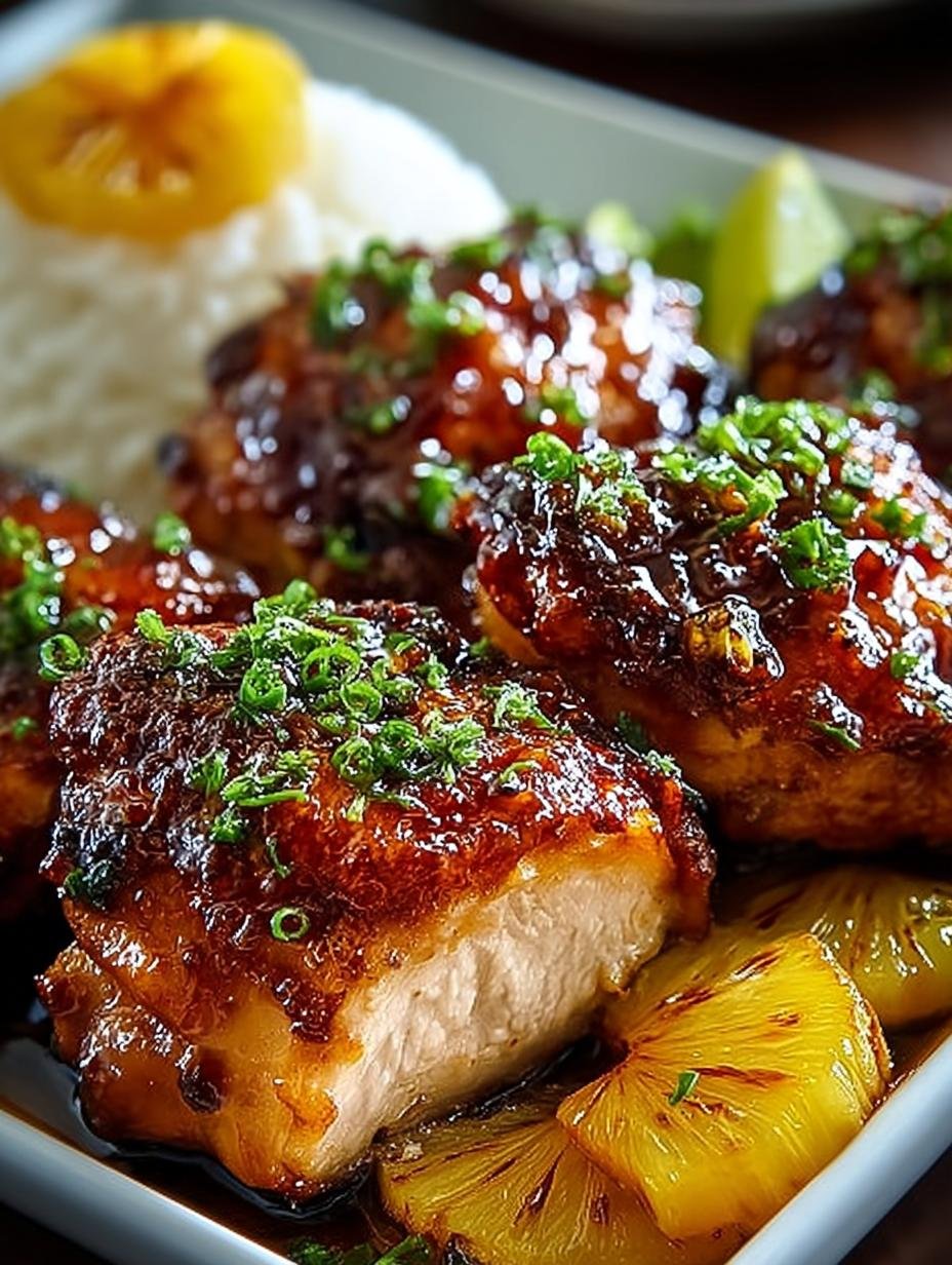 Delicious Baked Huli Huli Chicken with Pineapple Glaze 1 Baked Huli Huli Chicken