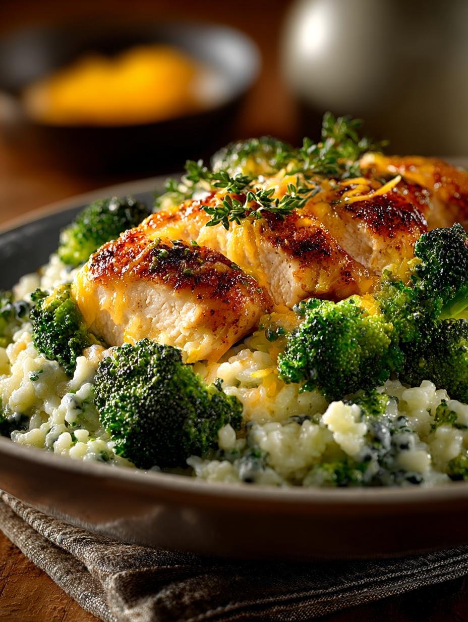 Broccoli Rice Cheese Chicken