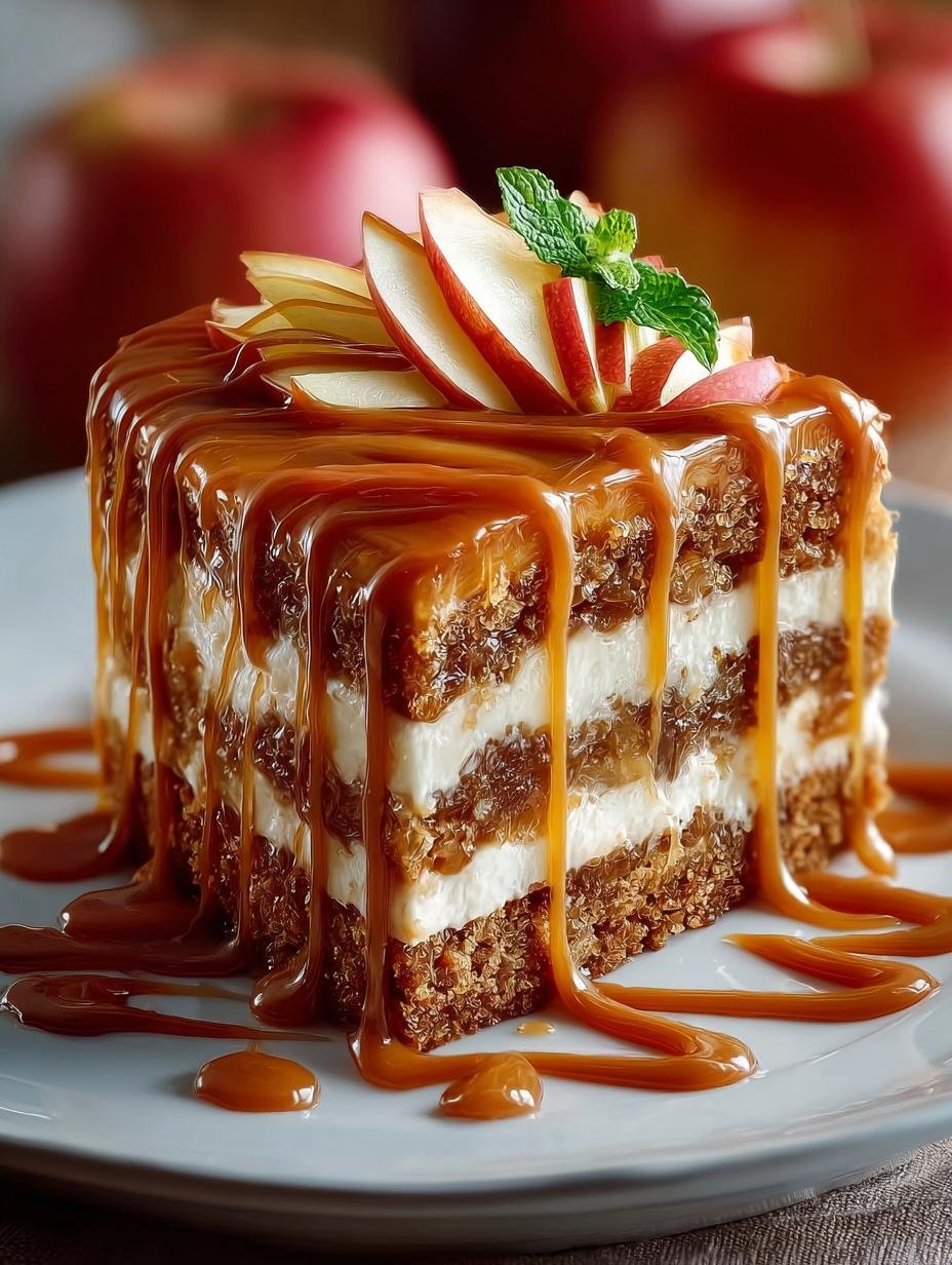 Caramel Apple Cake For a Perfect Fall Delight 1 Caramel Apple Cake For