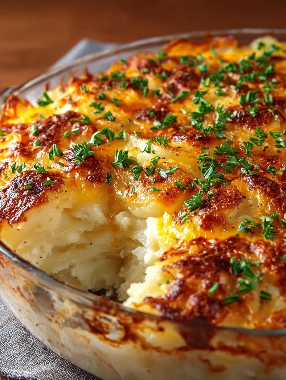 Delicious Cheesy Potato Casserole for Comfort Food Lovers - Cheesy Potato Casserole - main visual representation
