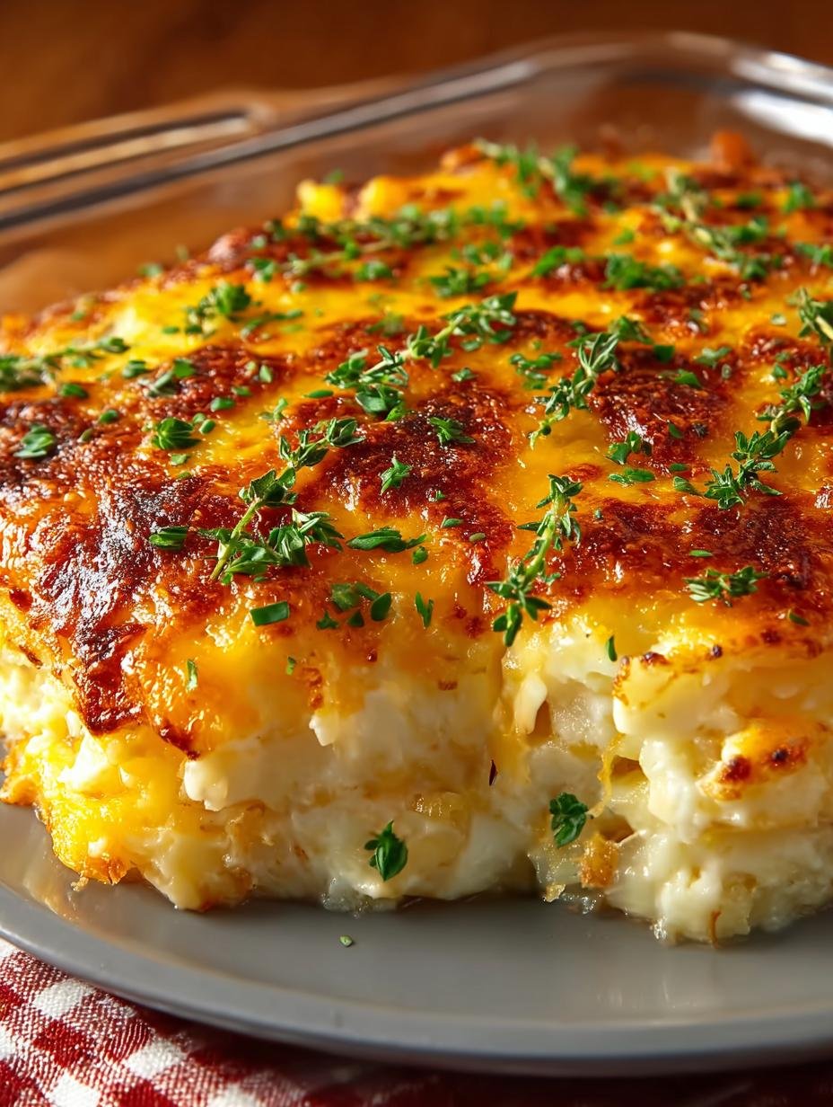 Delicious Cheesy Potato Casserole for Comfort Food Lovers - Cheesy Potato Casserole - additional detail