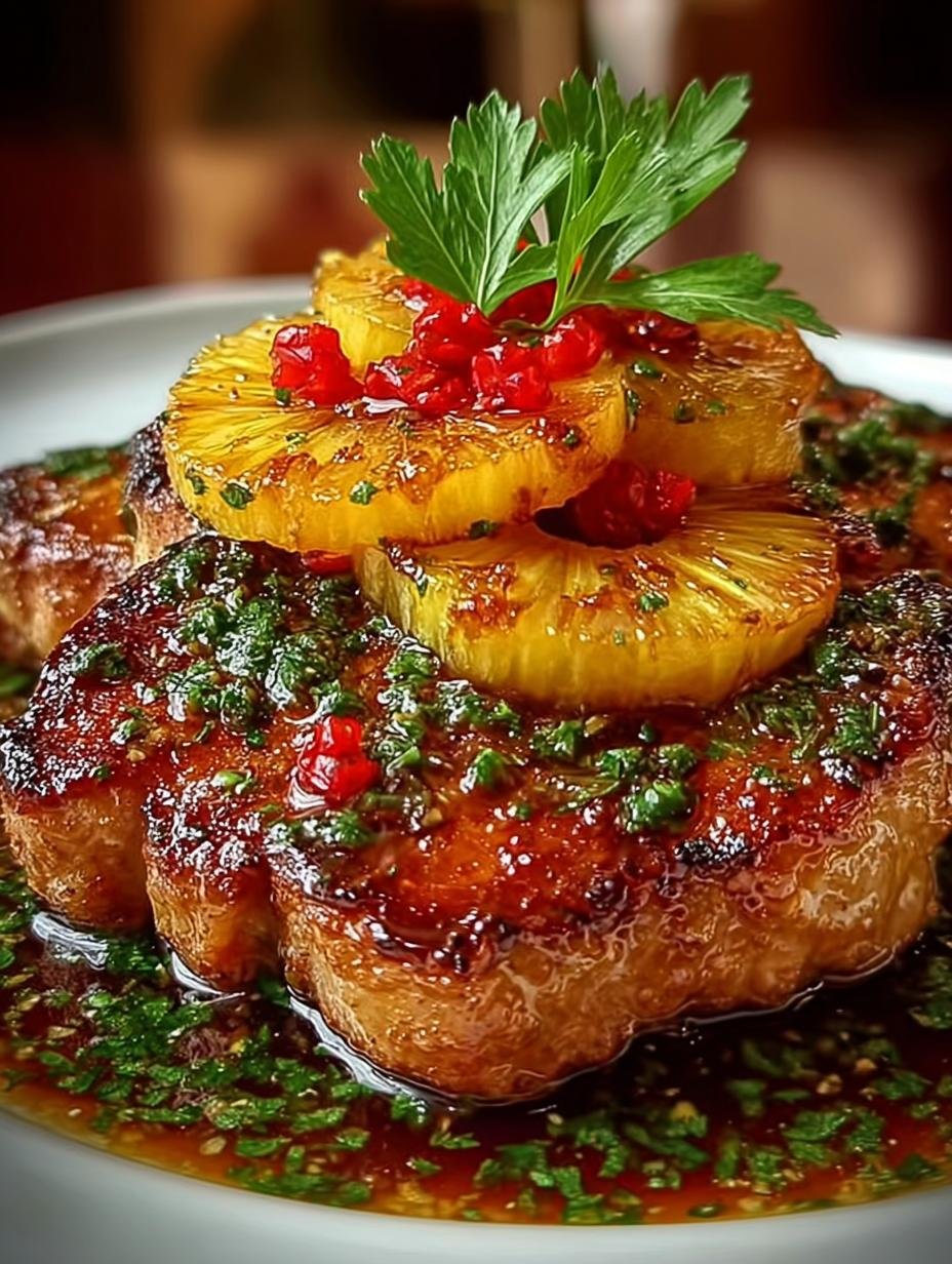 Chicken Chops with Pineapple
