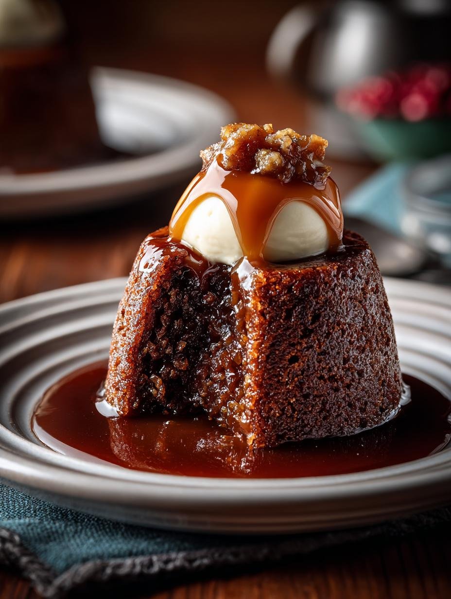 Chocolate Sticky Toffee Puddings: 2 Rich Servings to Share - Chocolate Sticky Toffee Puddings - additional detail