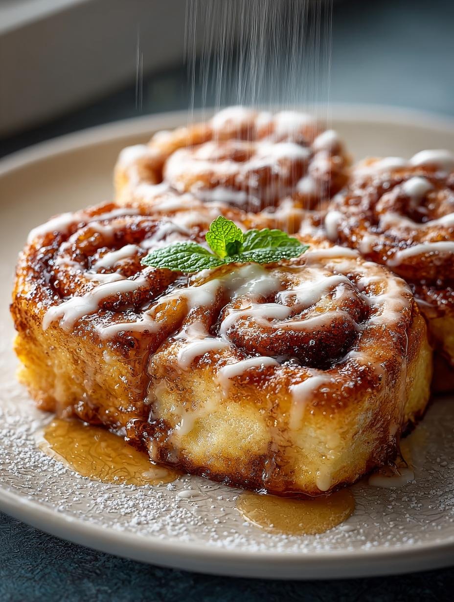 Delightful Cinnamon Roll French Toast Roll-Ups - Cinnamon Roll French Toast - main visual representation