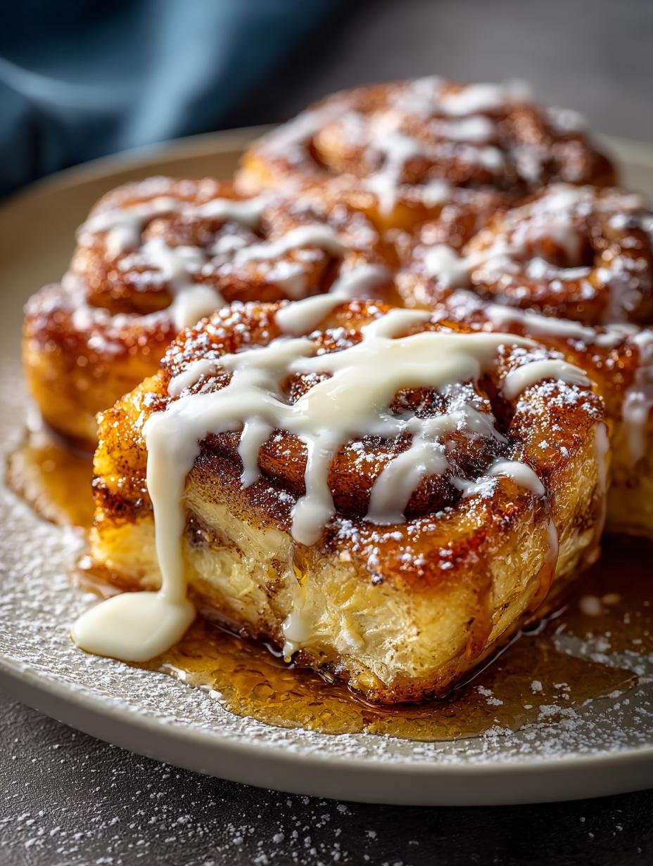 Delightful Cinnamon Roll French Toast Roll-Ups - Cinnamon Roll French Toast - additional detail