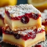 Cranberry Lemon Bars Incredible