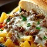 Creamy Cheesy Philly Cheesesteak