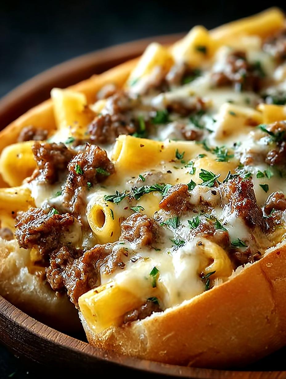 Creamy Cheesy Philly Cheesesteak Pasta Recipe - Creamy Cheesy Philly Cheesesteak - additional detail
