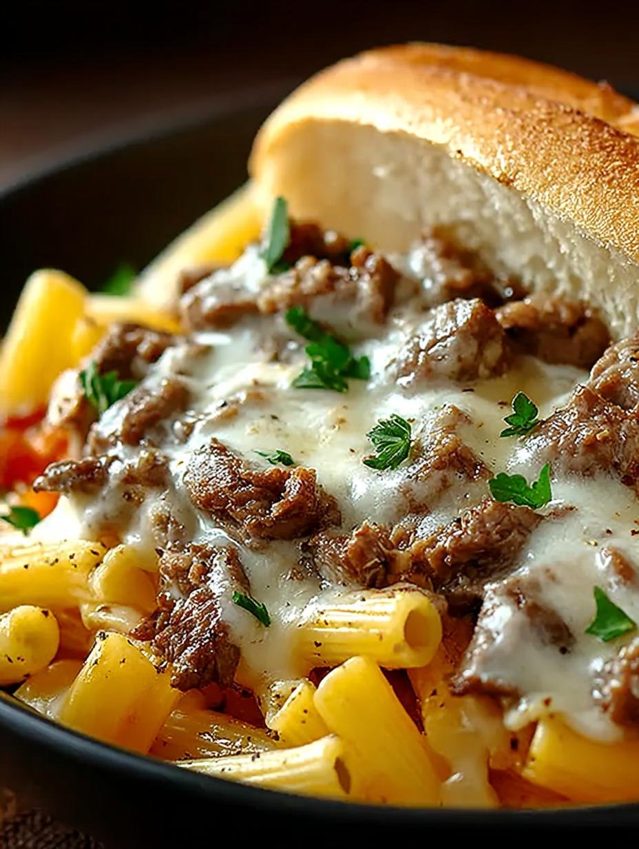 Creamy Cheesy Philly Cheesesteak