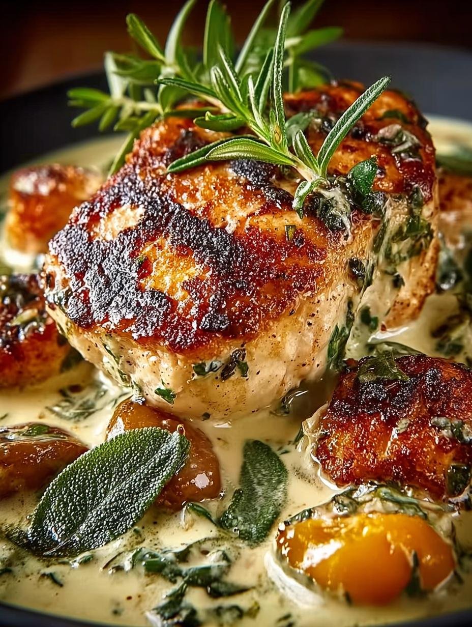 Delicious Creamy Sage Chicken: 10-Minute Recipe - Creamy Sage Chicken - main visual representation