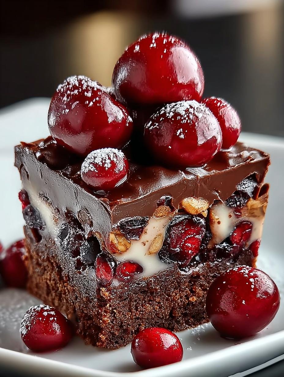 Decadent Chocolate Cherry Magic Bars: A Sweet Delight - Decadent Chocolate Cherry Magic - additional detail