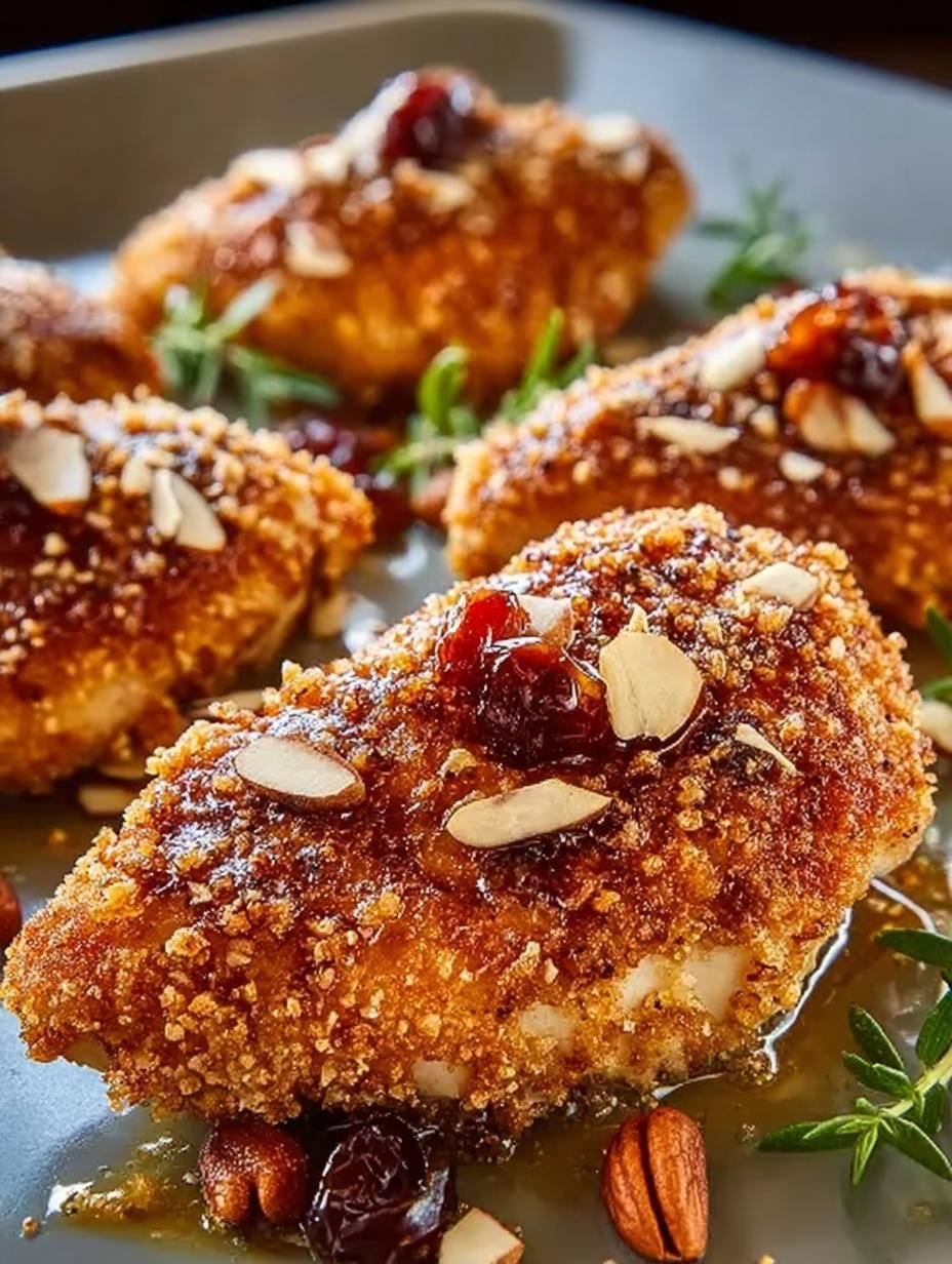 Deliciously Healthy Pecan Chicken
