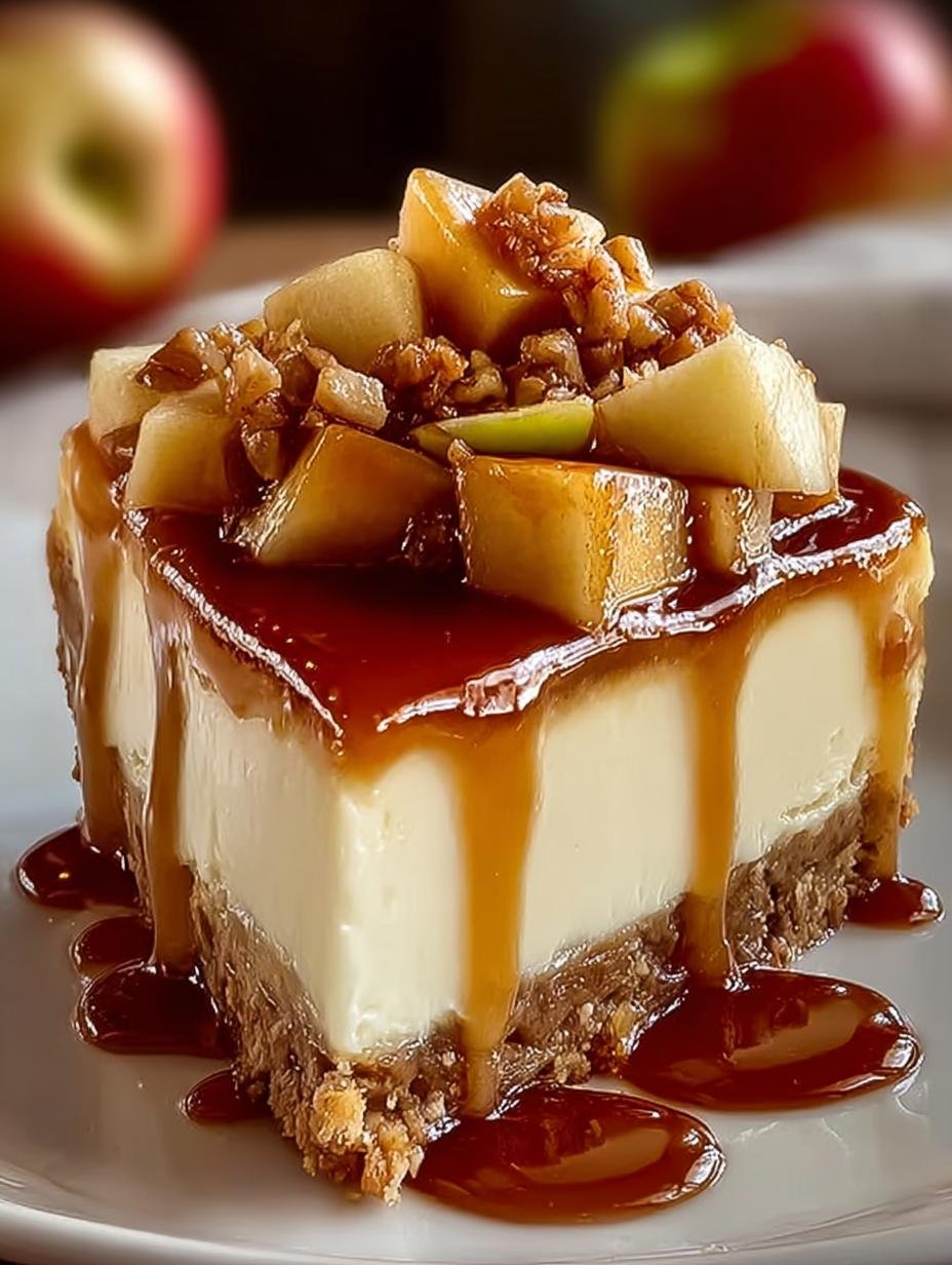 Dreamy Caramel Apple Cheesecake: 8 Indulgent Layers - Dreamy Caramel Apple Cheesecake - main visual representation