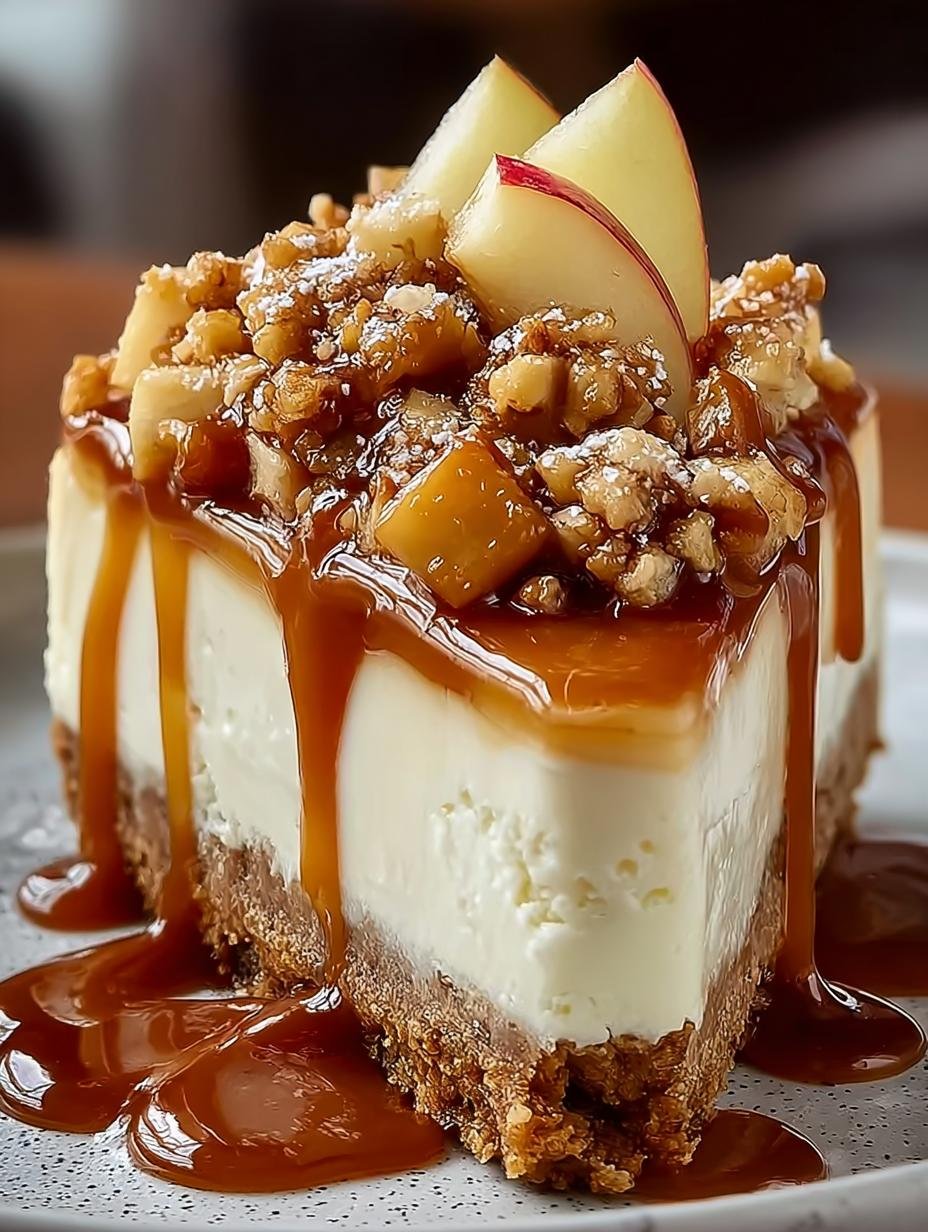 Dreamy Caramel Apple Cheesecake