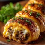 Garlic Butter Cheeseburger Rollups