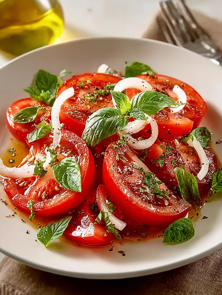 Italian Tomato Salad Incredible: 5-Minute Delight - Italian Tomato Salad Incredible - additional detail