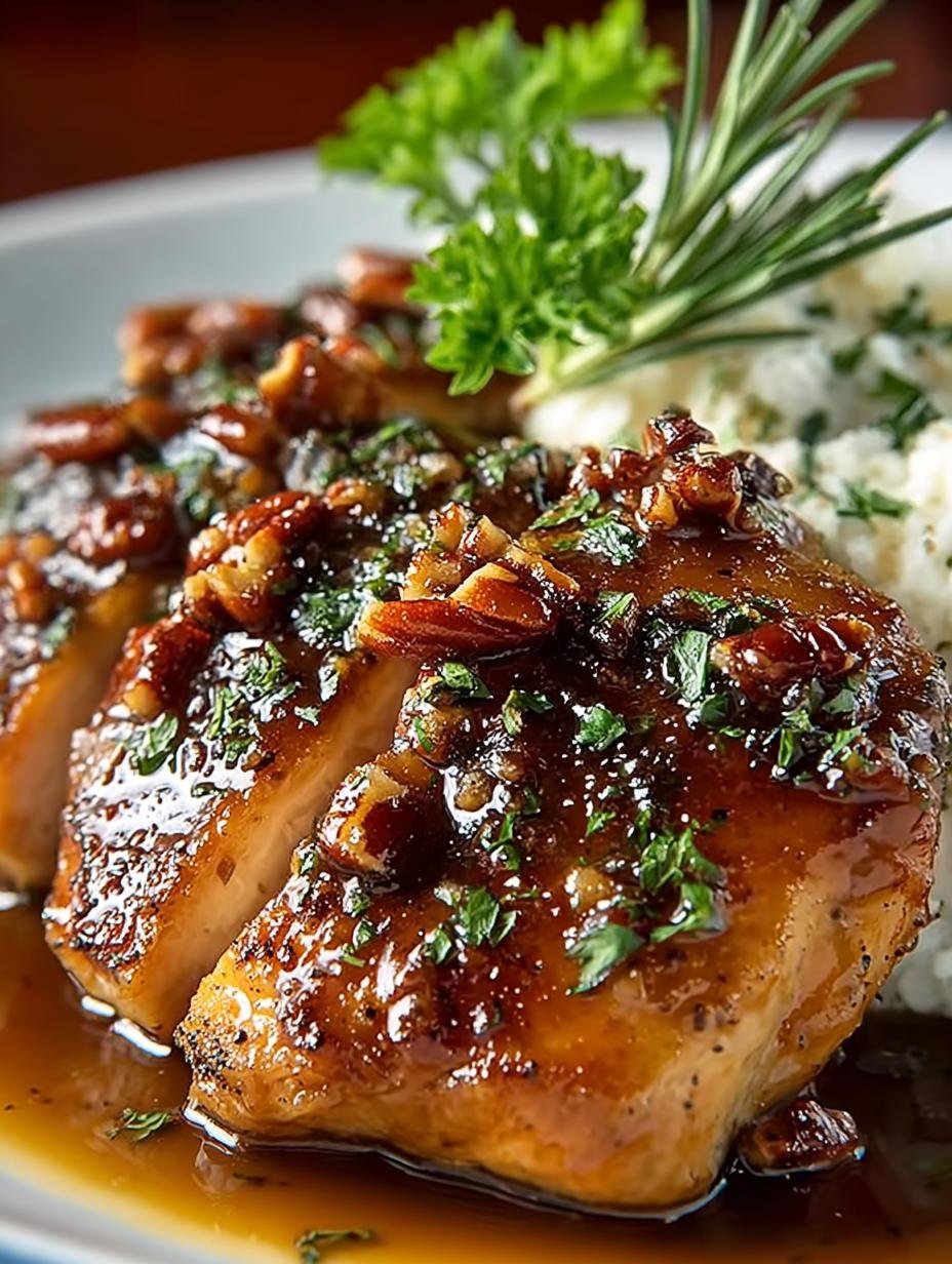 Delicious Maple Bourbon Pecan Chicken Recipe to Try 1 Maple Bourbon Pecan Chicken
