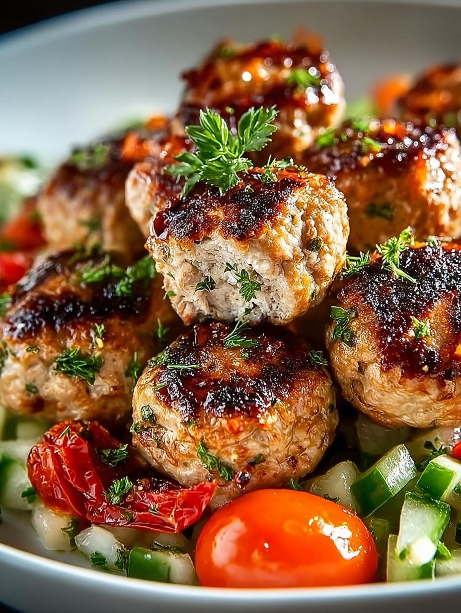 Mediterranean Chicken Meatballs Incredible Recipe for Dinner - Mediterranean Chicken Meatballs Incredible - main visual representation
