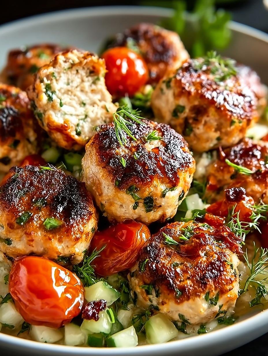 Mediterranean Chicken Meatballs Incredible Recipe for Dinner - Mediterranean Chicken Meatballs Incredible - additional detail