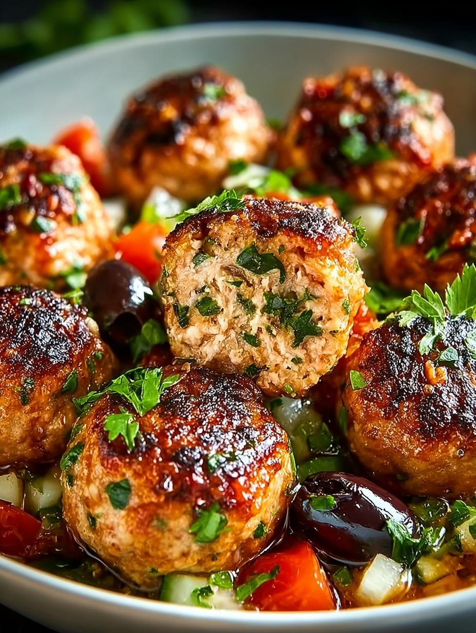 Mediterranean Chicken Meatballs Incredible
