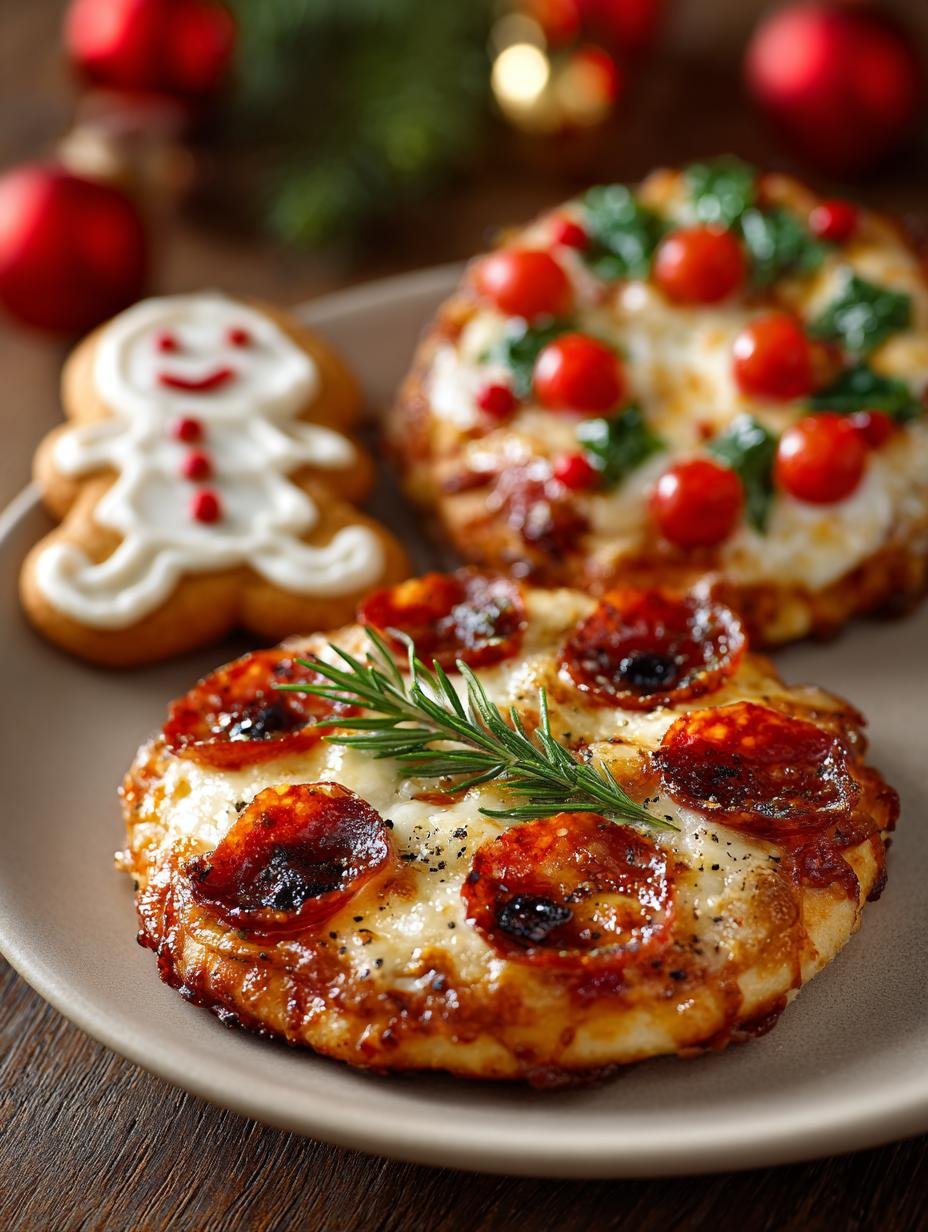 Mini Christmas Pizzas: 7 Festive Treats for Holiday Fun 1 Mini Christmas Pizzas