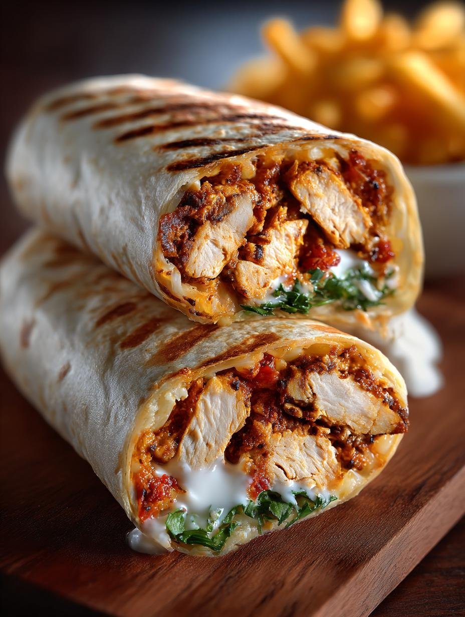 5 Irresistible Parmesan Garlic Chicken Burritos to Try - Parmesan Garlic Chicken Burritos - main visual representation