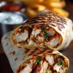 Parmesan Garlic Chicken Burritos