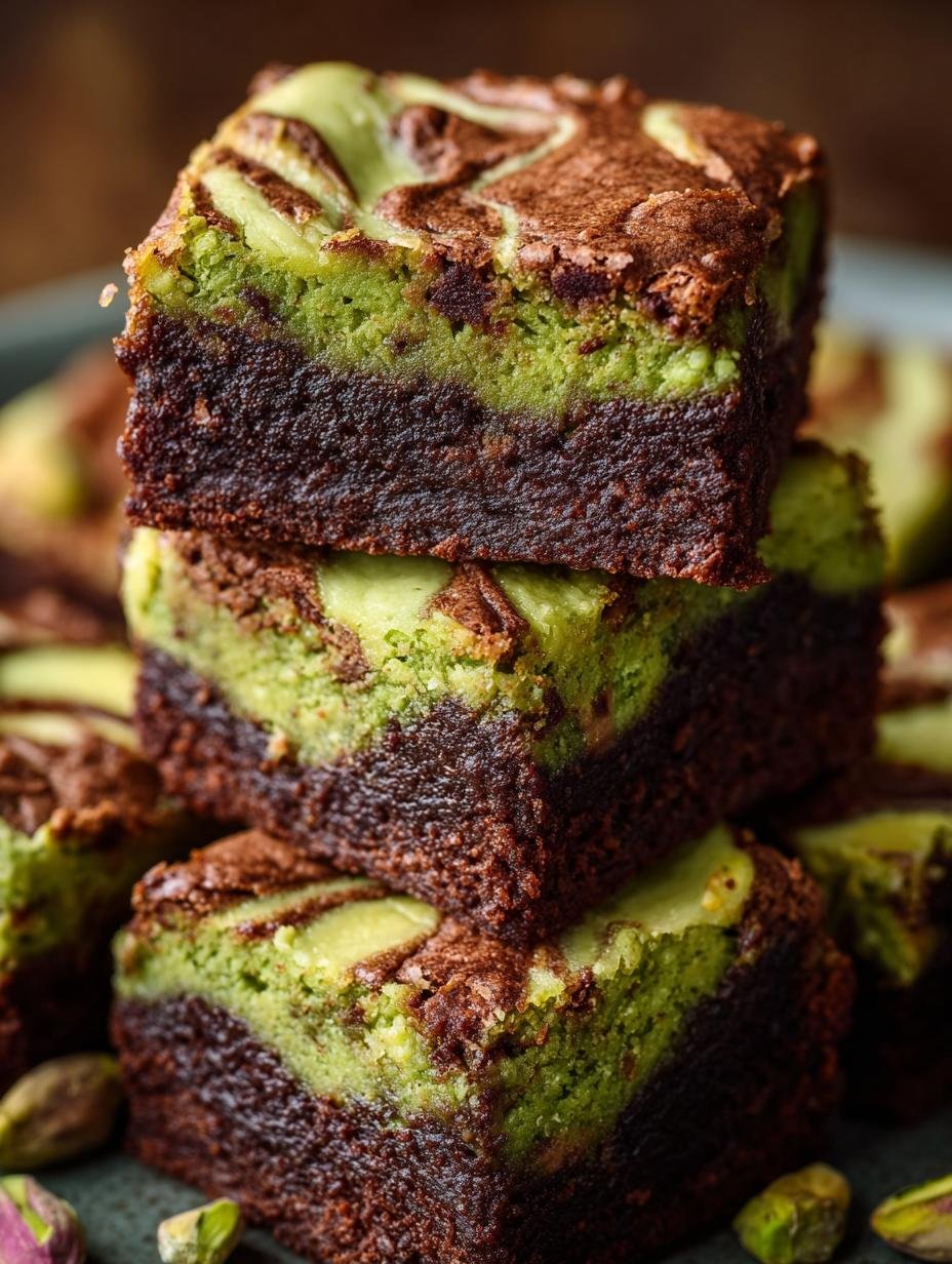 Delicious Pistachio Brownies: 5 Rich Variations - Pistachio Brownies - additional detail
