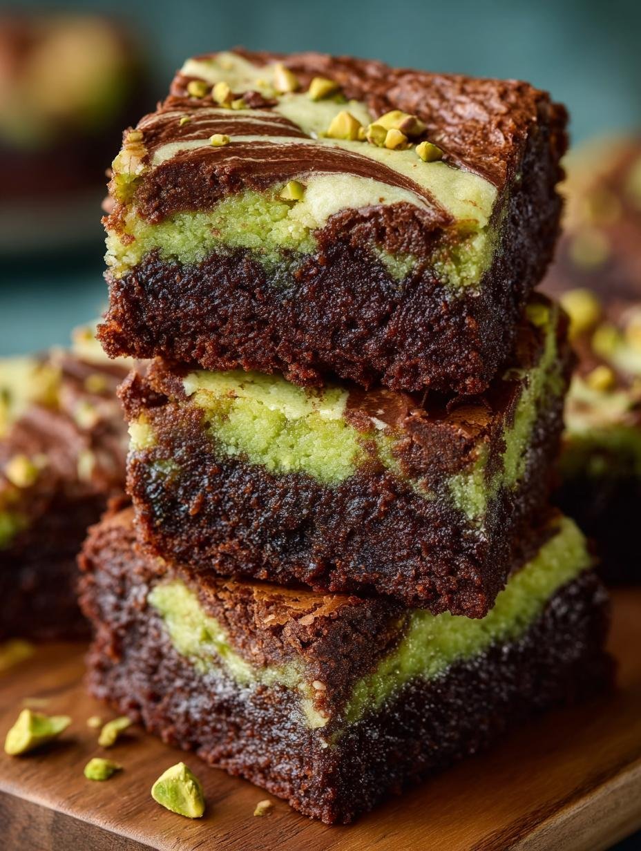 Delicious Pistachio Brownies: 5 Rich Variations 1 Pistachio Brownies