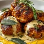 Pumpkin Chicken Meatballs Sage