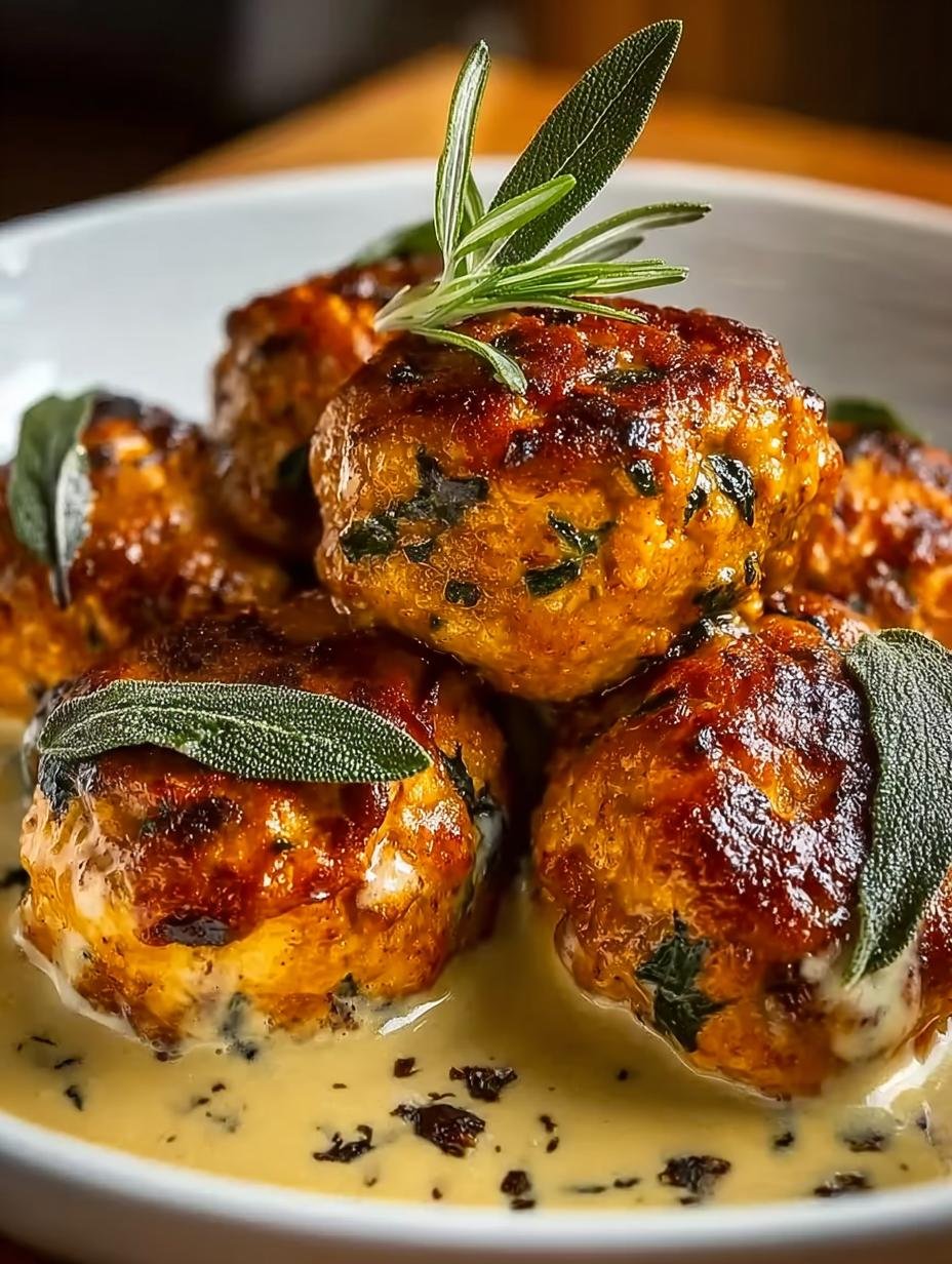 Pumpkin Chicken Meatballs Sage: A Savory Fall Delight 3 Pumpkin Chicken Meatballs Sage: A Savory Fall Delight - Pumpkin Chicken Meatballs Sage - additional detail