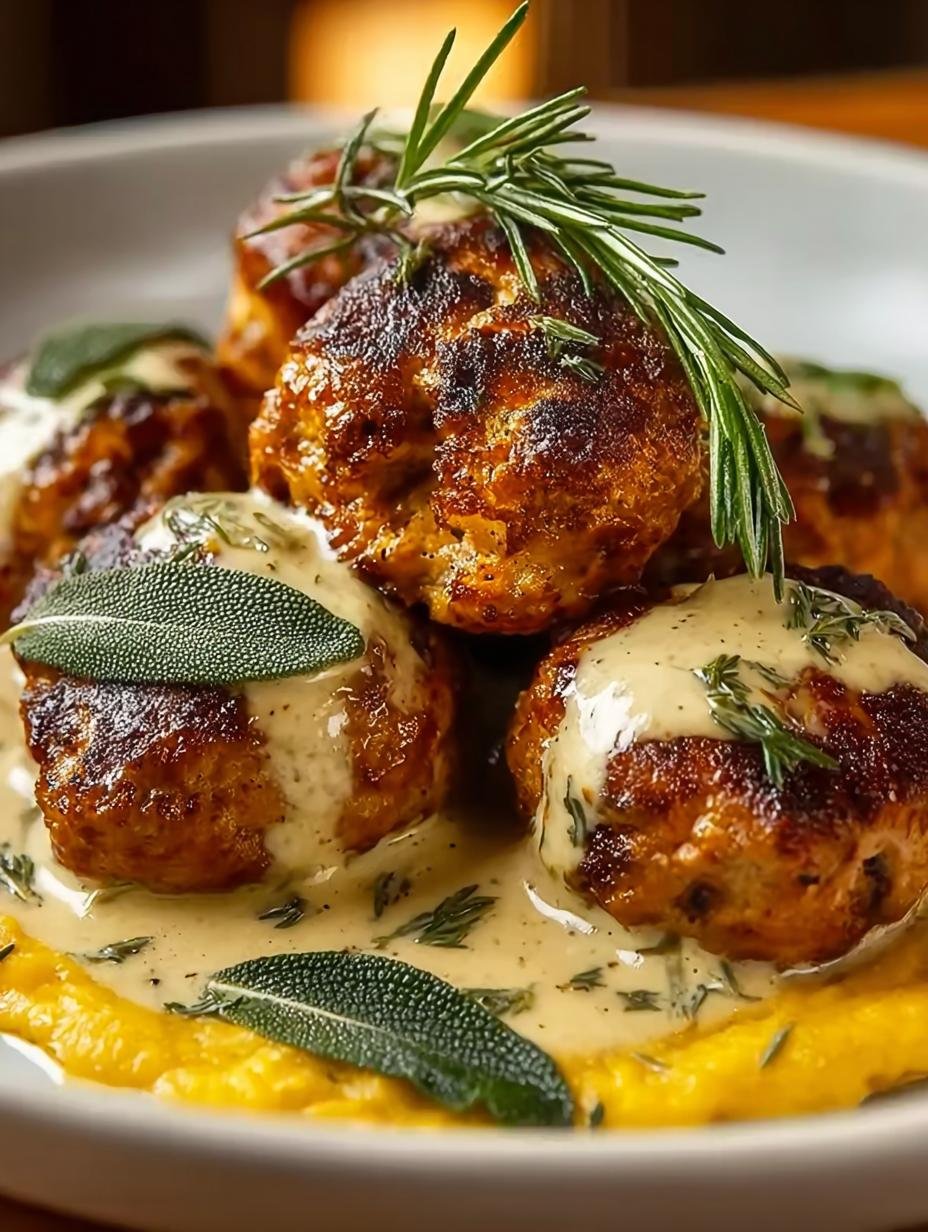 Pumpkin Chicken Meatballs Sage: A Savory Fall Delight 1 Pumpkin Chicken Meatballs Sage