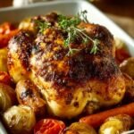 Roasted Chicken Vegetables with