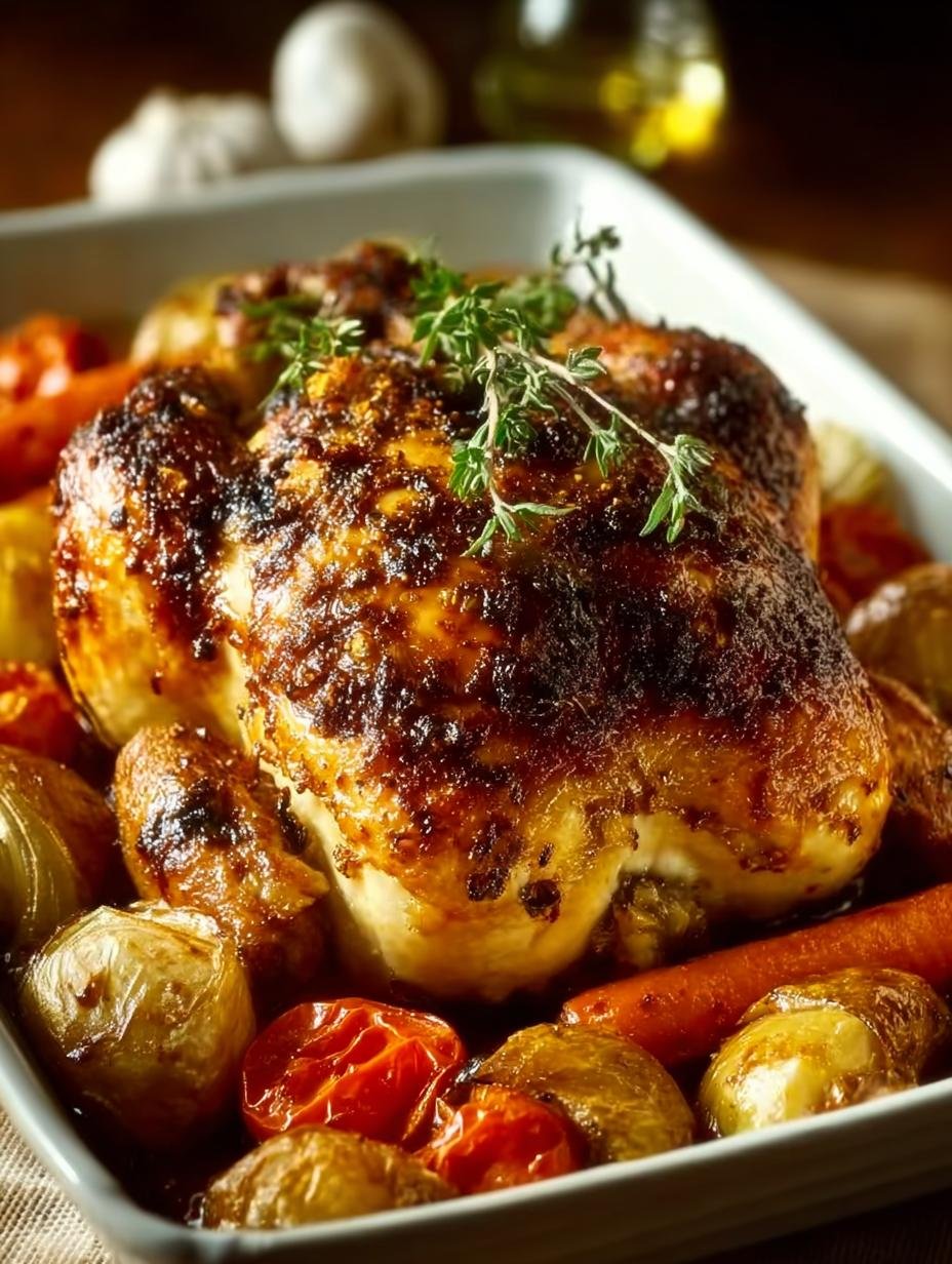 Roasted Chicken Vegetables with Maple Glaze: A Delightful Meal 1 Roasted Chicken Vegetables with