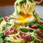 Runner Bean Carbonara