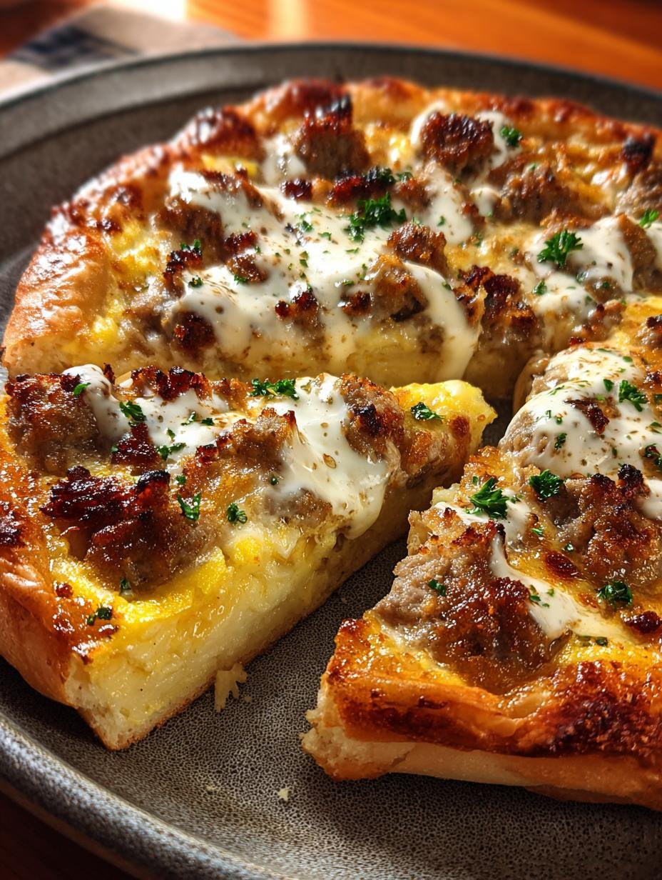 Sausage Gravy Breakfast Pizza: 5 Irresistible Reasons
