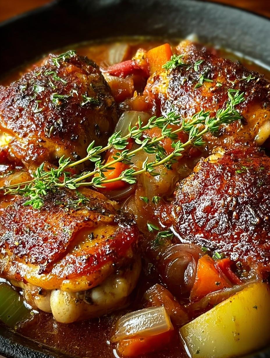 Savory Chicken Fricassee with Bacon: A Comforting Dish 1 Savory Chicken Fricassee with