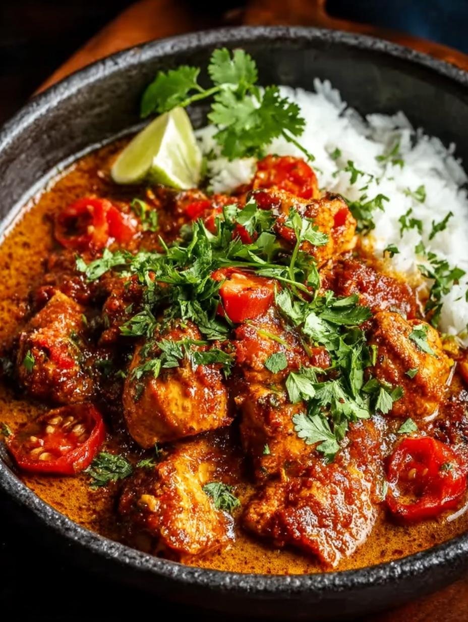 Spicy Tomato Coconut Chicken: A Flavorful Delight - Spicy Tomato Coconut Chicken - main visual representation