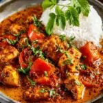 Spicy Tomato Coconut Chicken