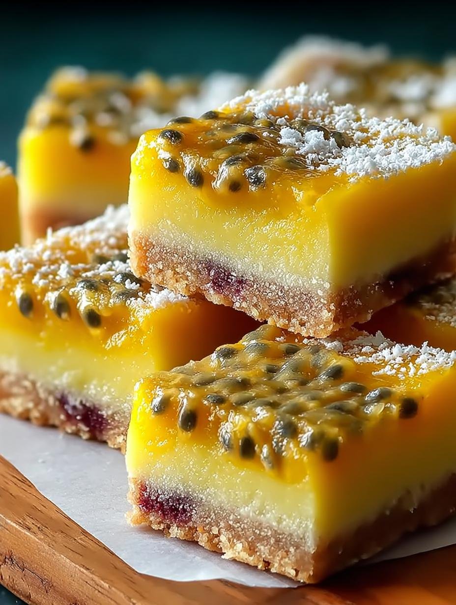 Tropical Passion Fruit Bars: 5 Irresistible Recipes - Tropical Passion Fruit Bars - additional detail