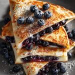 Blueberry Breakfast Quesadilla