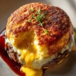 Cheeseburger Lava Cake