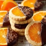Chocolate Dipped Orange Shortbread