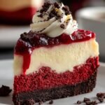 Christmas Red Velvet Cheesecake