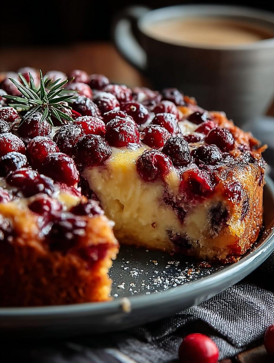 Delicious Cranberry Orange Breakfast Cake Recipe - Cranberry Orange Breakfast Cake - main visual representation