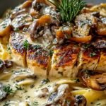 Creamy Garlic Chicken Mushroom